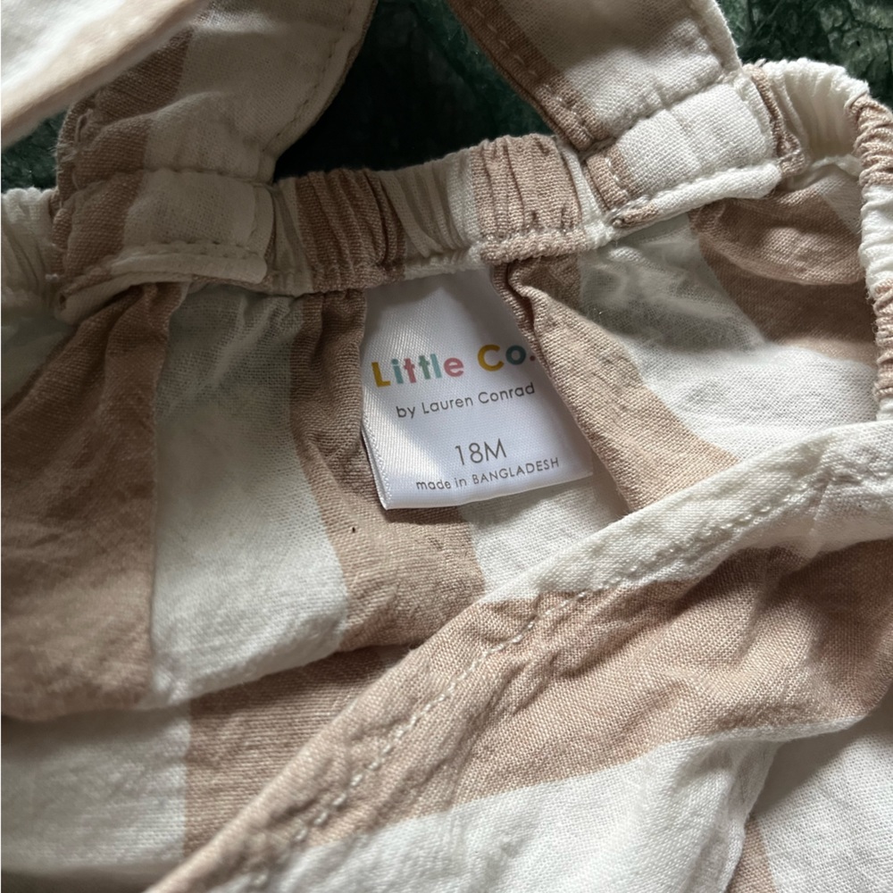 Organic Cotton linen/gauze romper - Picture 3 of 3